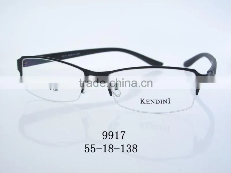 2016 ready stock metal frame 9917 half rimless
