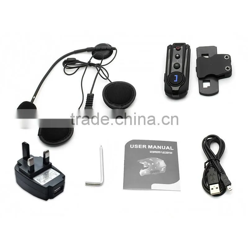 BT-S1 new product hotsale motorcycle headset bluetooth intercom/motorcycle helmet bluetooth headset/intercom
