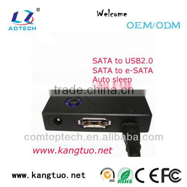 New product for 2.5''/3.5'' SATA to dual usb to sata adapter cable