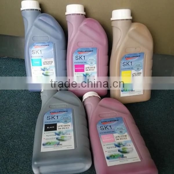 High quality vivid color odorless toyo eco solvent ink for dx4 dx5 dx7 printer