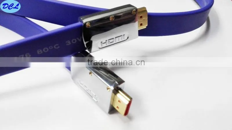 40FT High Quality HDMI flat cable with metal shell support 4K*2K