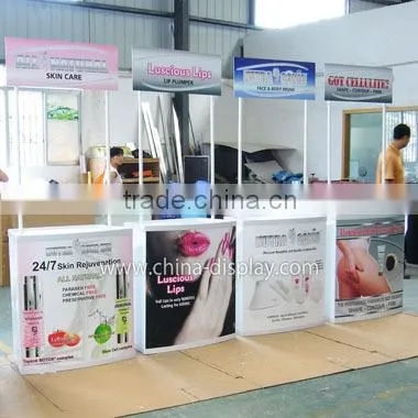 Low Price PP/Aluminum Promotion Table Modern Promotion Table