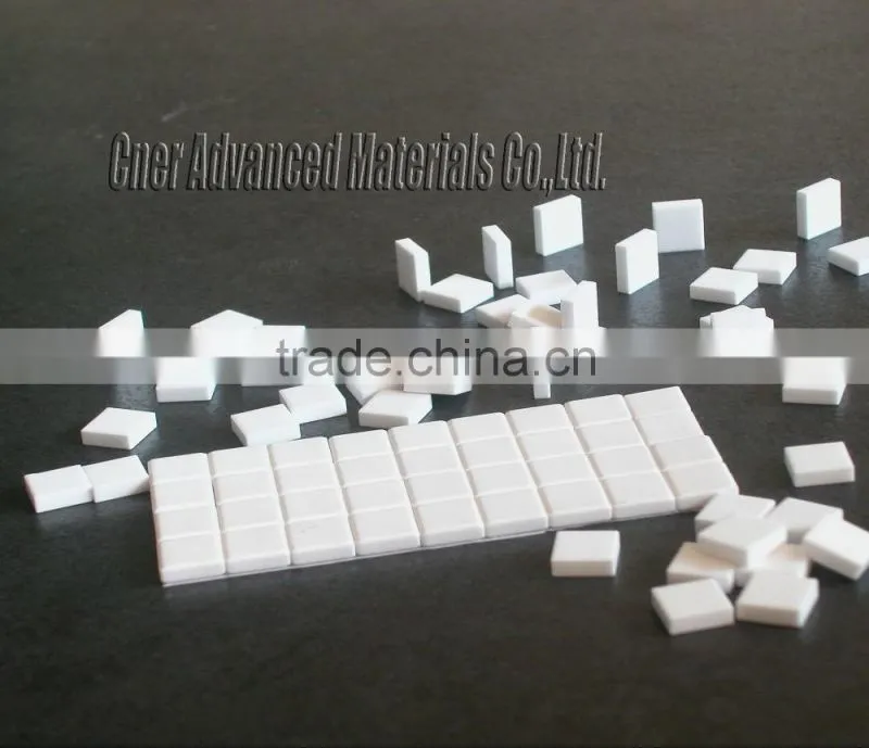 20*20*5mm High alumina ceramic tiles, wear resistant ceramic dimple tile
