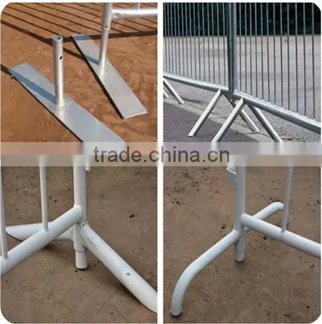 round tube steel galvanized crowd control barrier for events