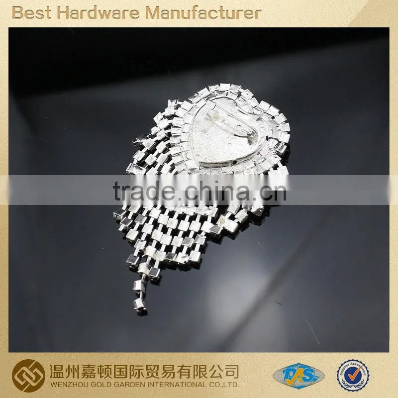 rhinestone crystal bulk brooch/fashion rhinestone button
