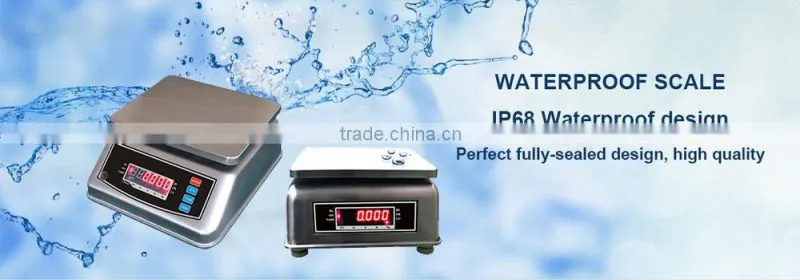 Digital waterproofing weigh measuring machine