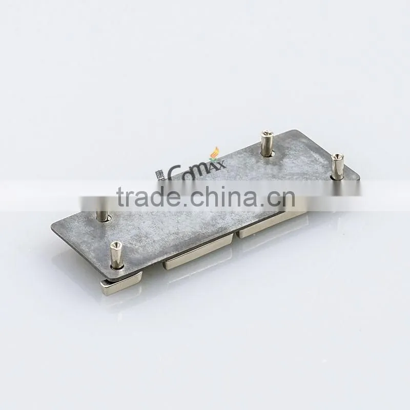 Shiny silver custom 3D metal brand logo