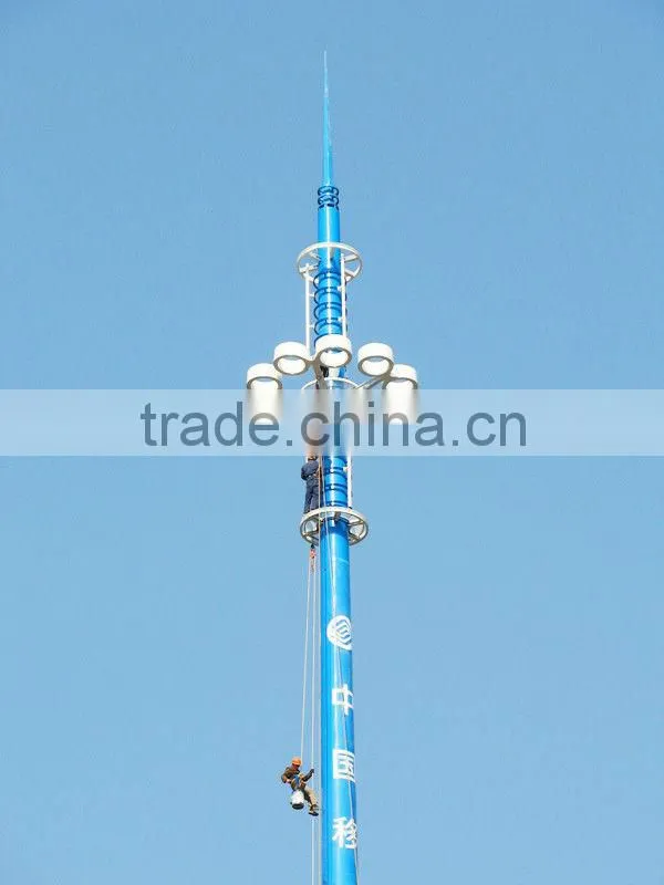 Steel landscape monopole tower (light pole)