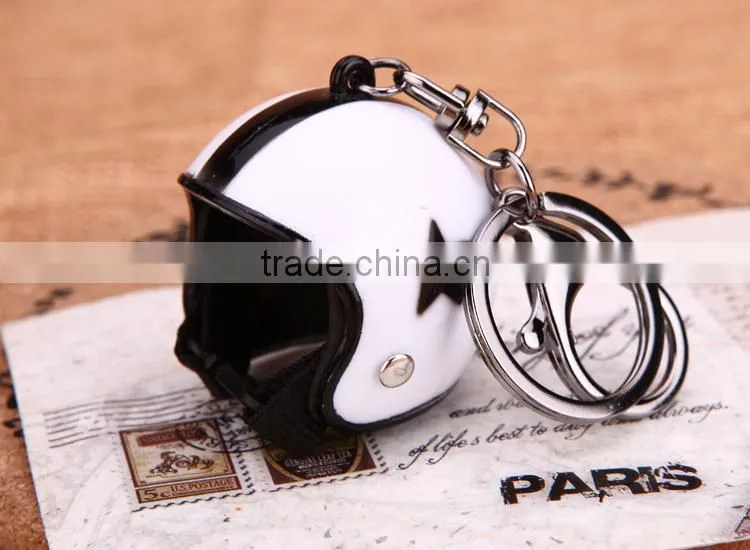 New motorcycle helmet custom keychain horseman keychain helmet keychain