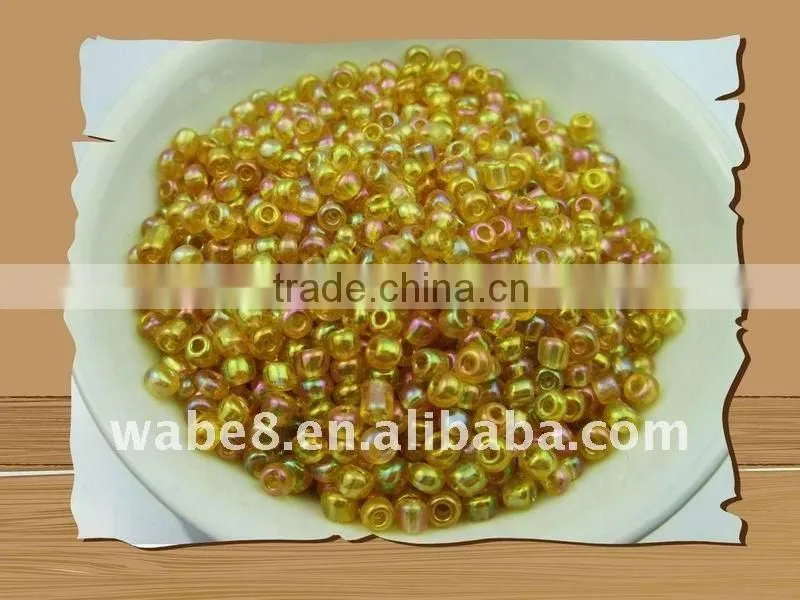 Colorful Small Glass Bead in Free shape UV Bead