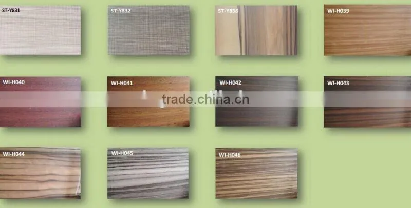 Popular white color high glossy pvc mdf board --Kohler supplier