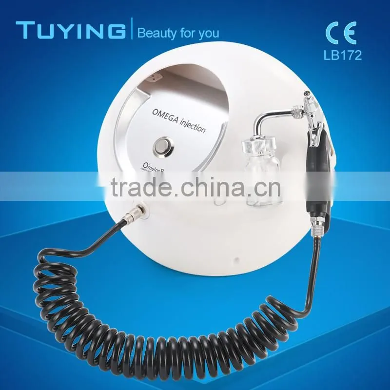 Home use water oxygen jet facial mini beauty machine for shrinking pores