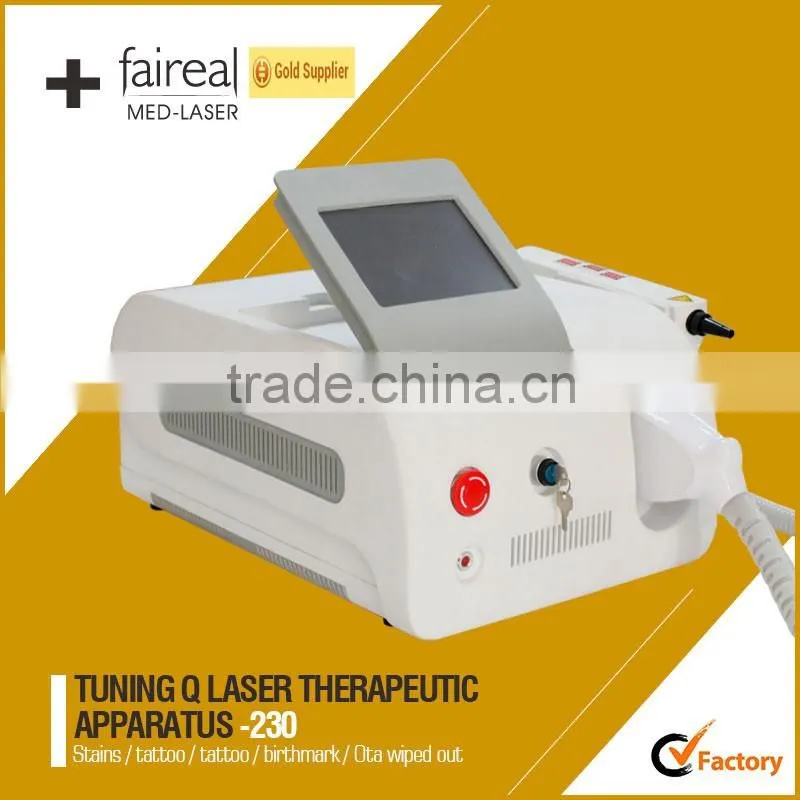 Laser tattoo removal q switch nd yag laser machine