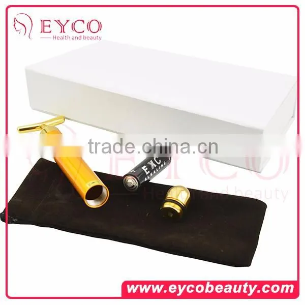 T Shape 24K Lifting Beauty Esthetic Bar 24k gold beauty massager with CE approval
