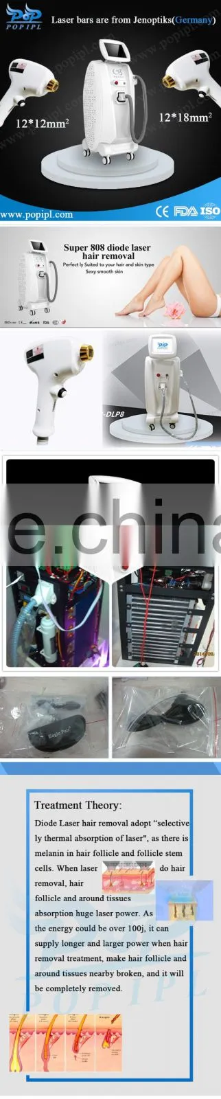 POPIPL speed 808 diode laser hair removal 2300w diode laser 808nm IPL manufacturerlaser hair removal machine 808nm diode