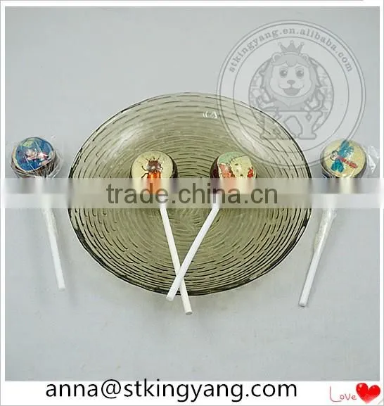 Fancy lollipop candy with pattern