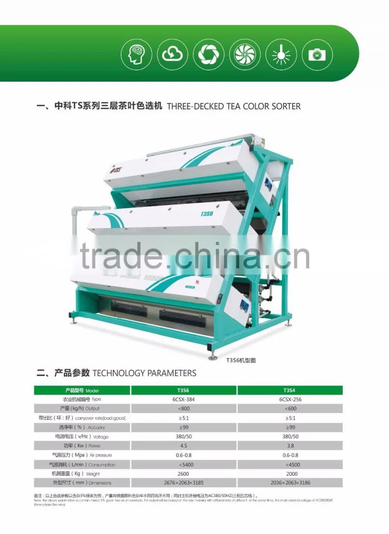 AMD T2S6 Oolong Tea Color Sorter