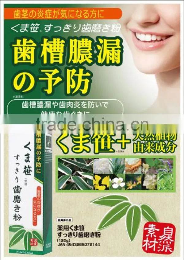 Medicated Sasa Bamboo TOOTHPASTE New 120g made in Japan