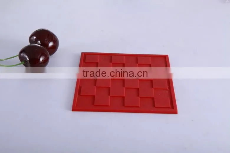ecofriendly plastic 3d silicone beer coaster