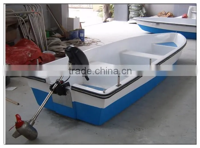 Strong Fiberglass remote control fishing boat for sale