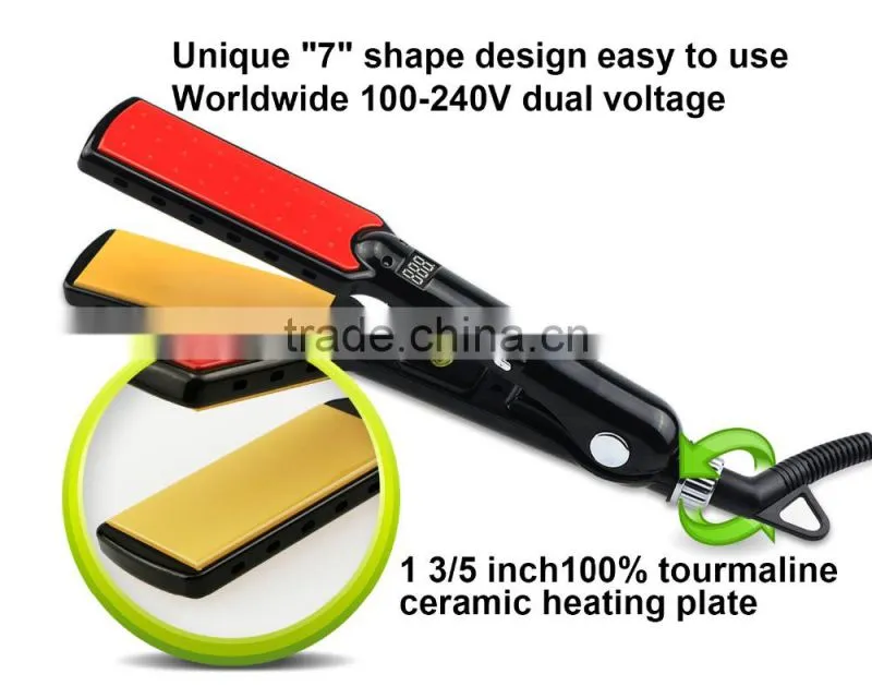 2017 LCD Display Digital Temperature Control Auto Hair Straightener