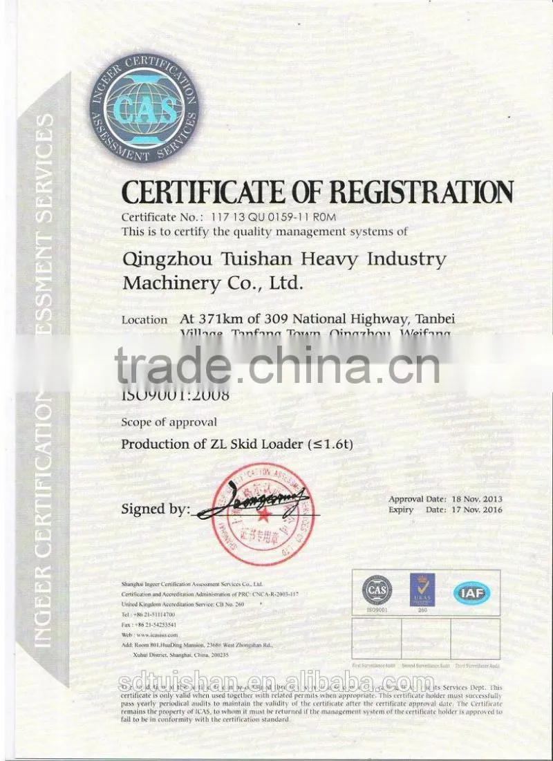 2.5 ton 4WD Farm Tractor Well Made in Qingzhou China with CE &ISO