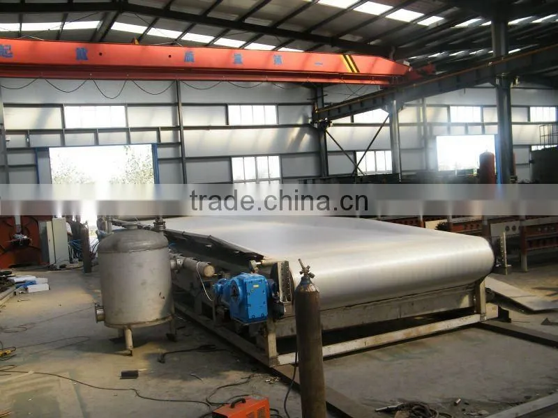 rubber belt type vacuum filtering machine