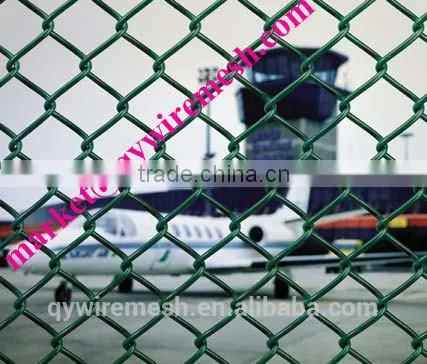 Alibaba Verified China Factory Popular Perimeter fence/Chain Link Fence top barbed wire/cyclone fence