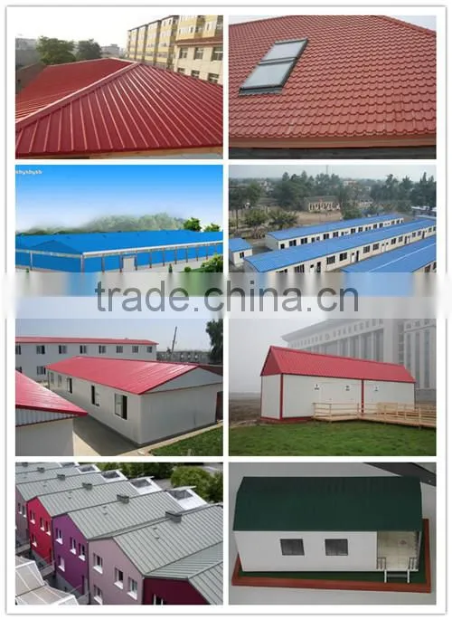 Synthetic resin roof sheets french style