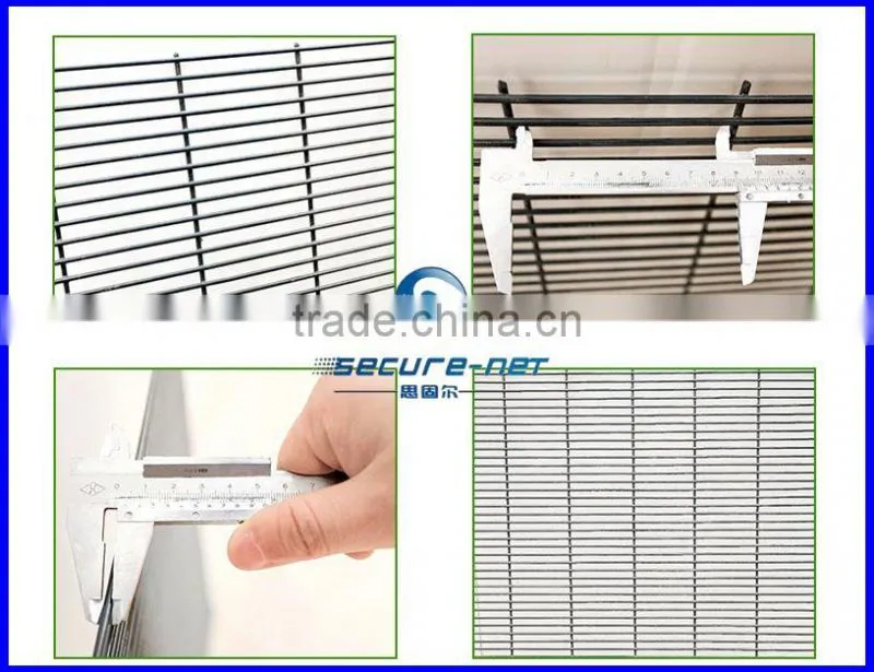 358 security fence prison mesh/high density mesh fence/Razor Wire Security Fencing