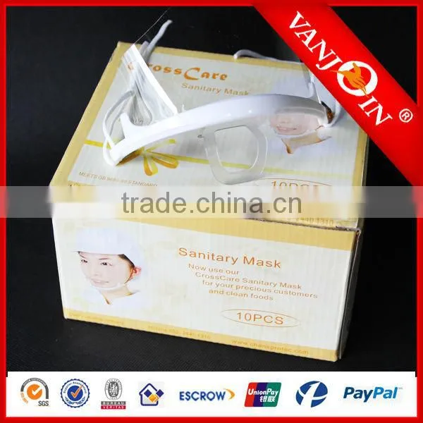 New Design Food Grade Burger King Plastic Face Mask