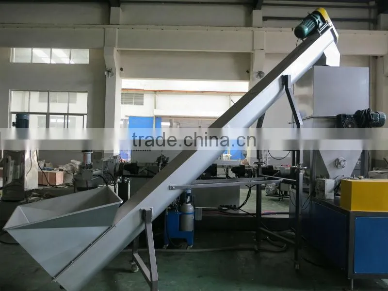 PE PP Plastic film granulator / waste film pelletizing machine