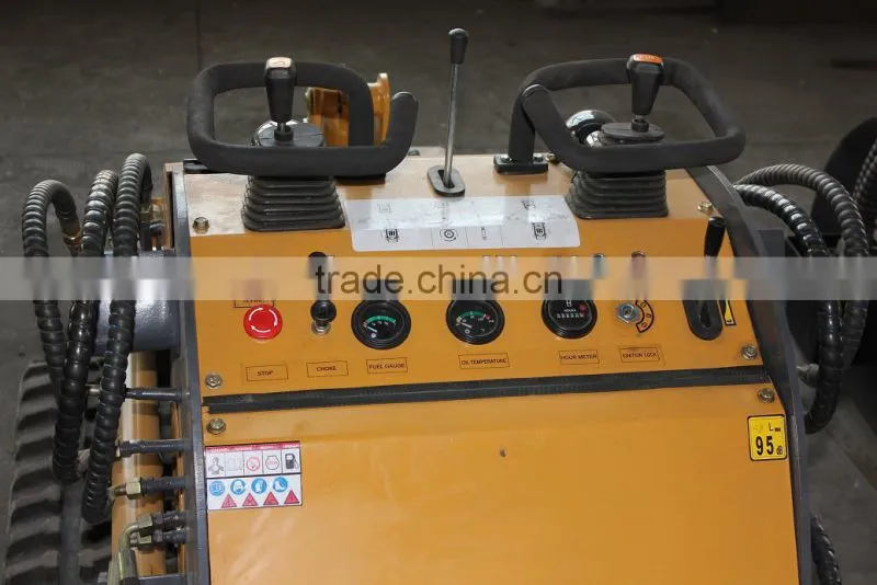 hot sale W720/W720T KOHLER engine mini Track skid loader with CE