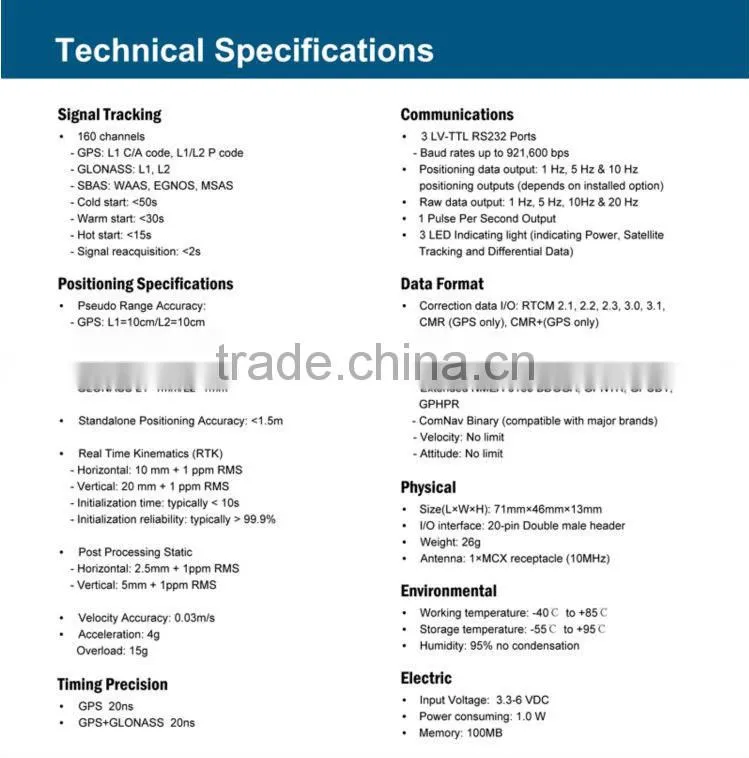 OEM Board GPS Board/GNSS board K501G sunnav