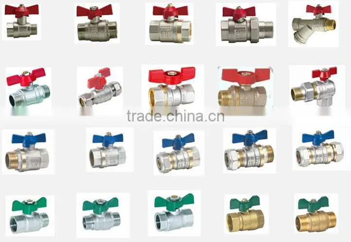Female forged full-port bronze valve with T type handle
