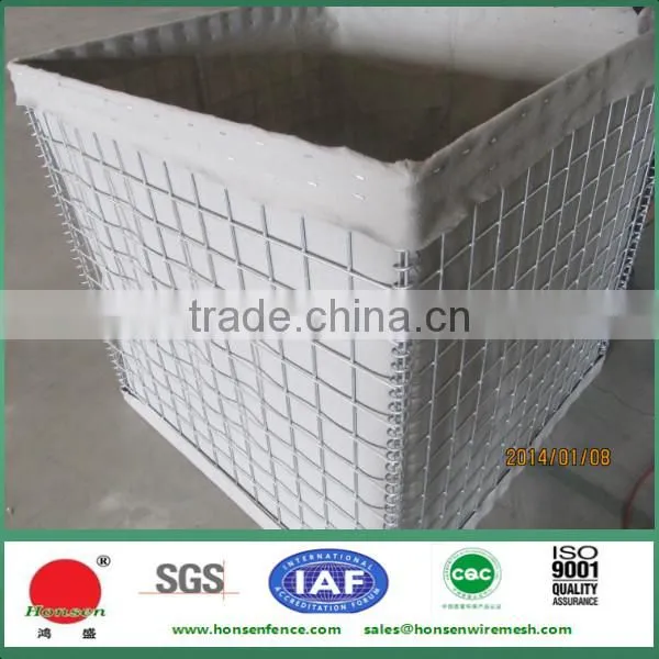Welded Gabion Box/Hesco barrier (High quality with low price)