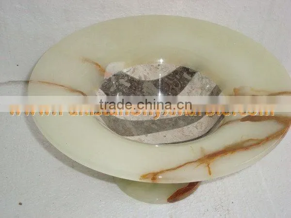 Hot Sale MANUFACTURER AND EXPORTERS OF ONYX FRUIT TRAYS HANDICRAFTS