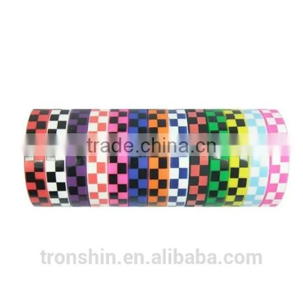 wholesale cheap custom adjustable rubber bracelet