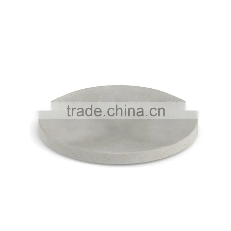 OEM Wholesale cheap oval cement concrete plate/ fruit tray with print
