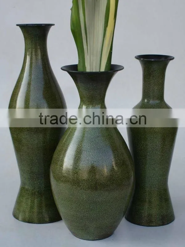 Marbleized Flower Vases