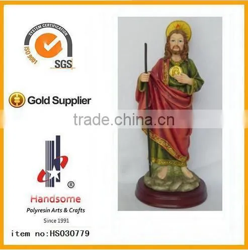 religious crafts resin saint Jude statue Custom religious crafts resin saint Jude figurine