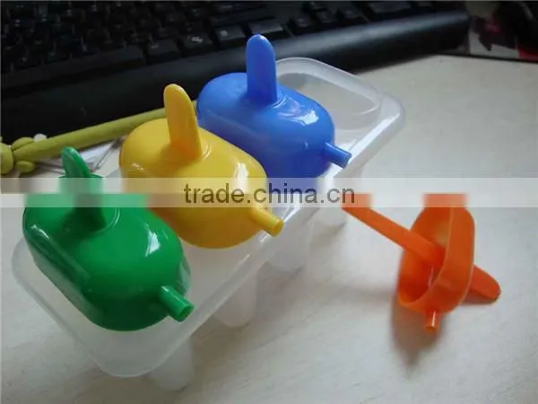 2095 PP plastic ice mould ice cream try with four areas