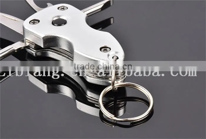 Creative outdoor present 7-in-1Portable Multi-Tool Key Ring