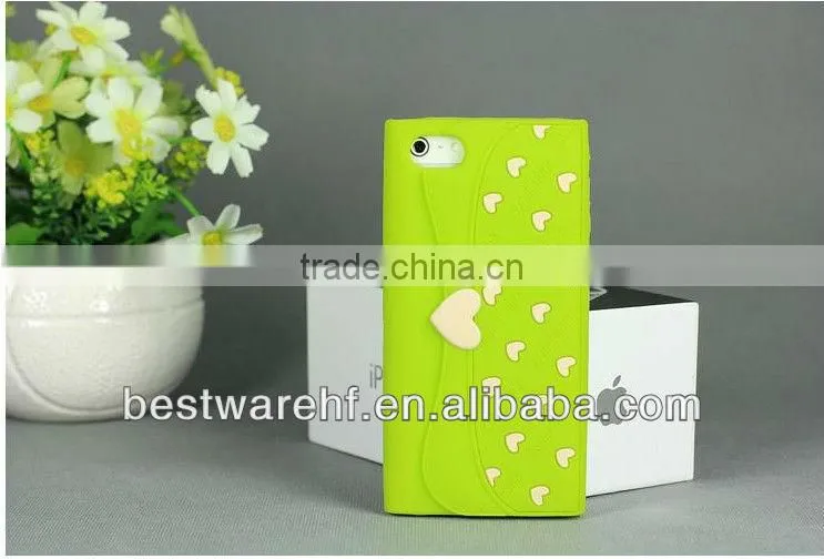 BAG shape silicone mobile phone case for apple iphone5