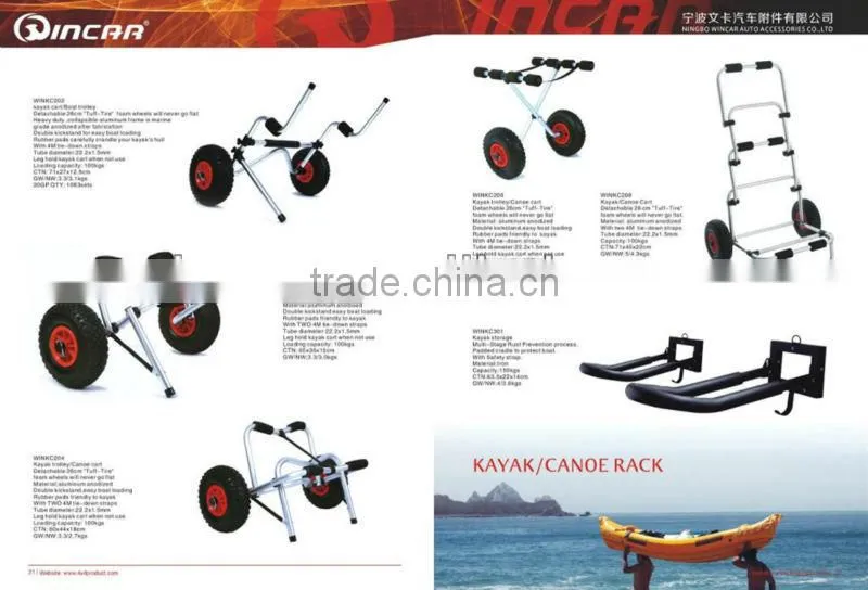 WINKC208 Aluminum Folding beach pram for canoe