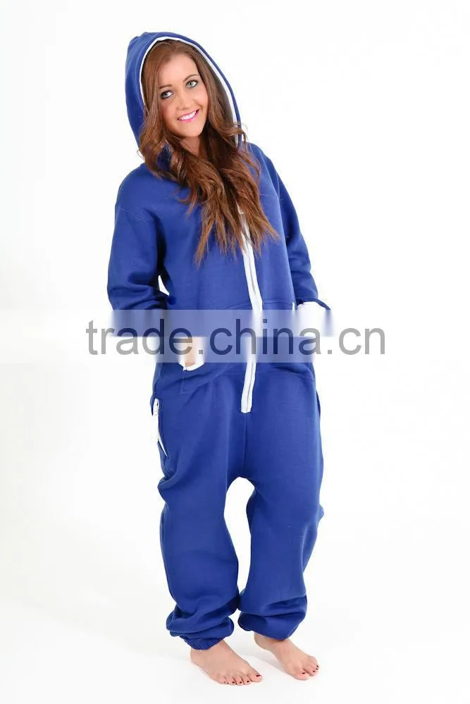 Women's Ladies Sleeping Suit Hoody Hoodie One Piece Tracksuit