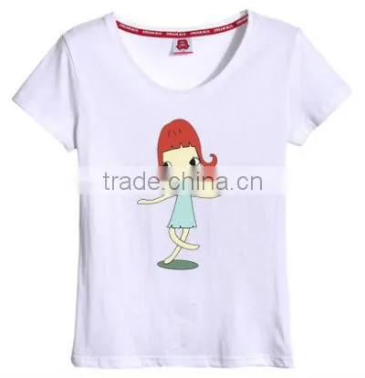 OEM china sweet baby girl t-shirt cartoon design