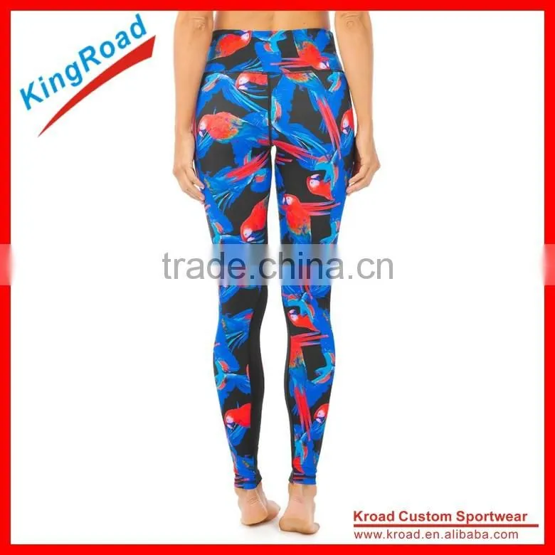 2015 OEM Sublimation Camouflage Suits Compression Pants Yoga Pants