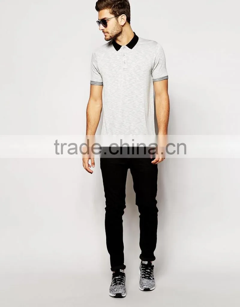 Custom men's loose knit polo shirt wholesale China factory polo shirt cheap wholesale polo shirt factory