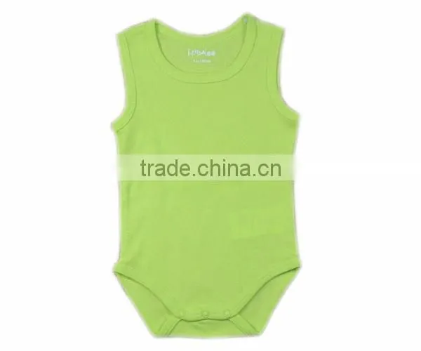 2017 New Design Baby Rompers Plain 100% Cotton
